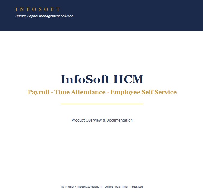 InfoSoft HCM documentation cover