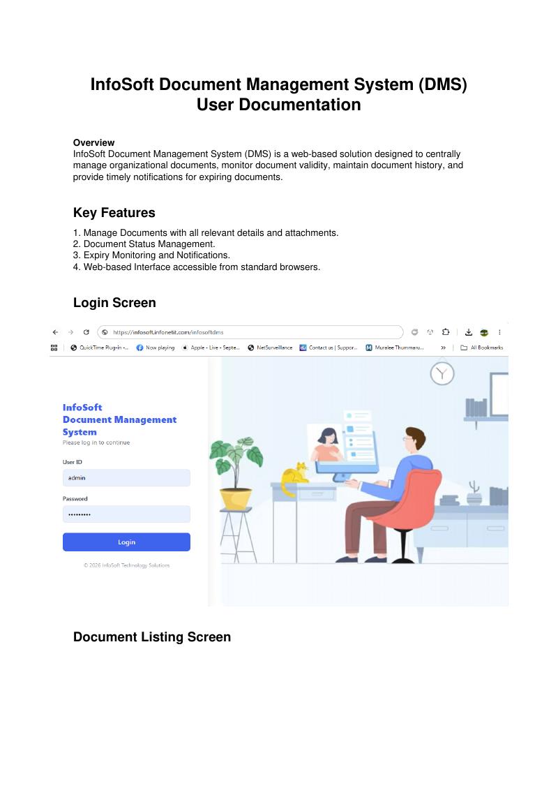 DMS documentation cover